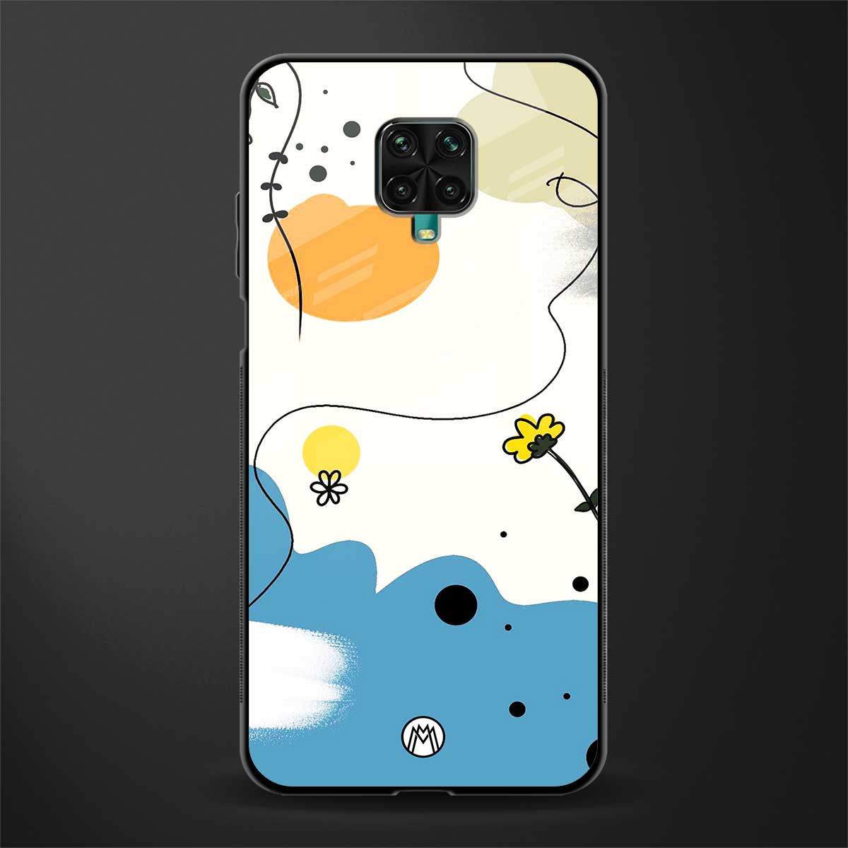 aesthetic pastel forest glass case for poco m2 pro image