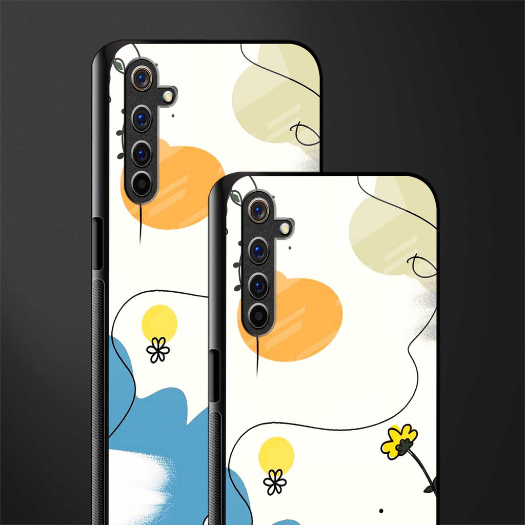 aesthetic pastel forest glass case for realme 6 image-2