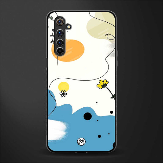 aesthetic pastel forest glass case for realme 6 image
