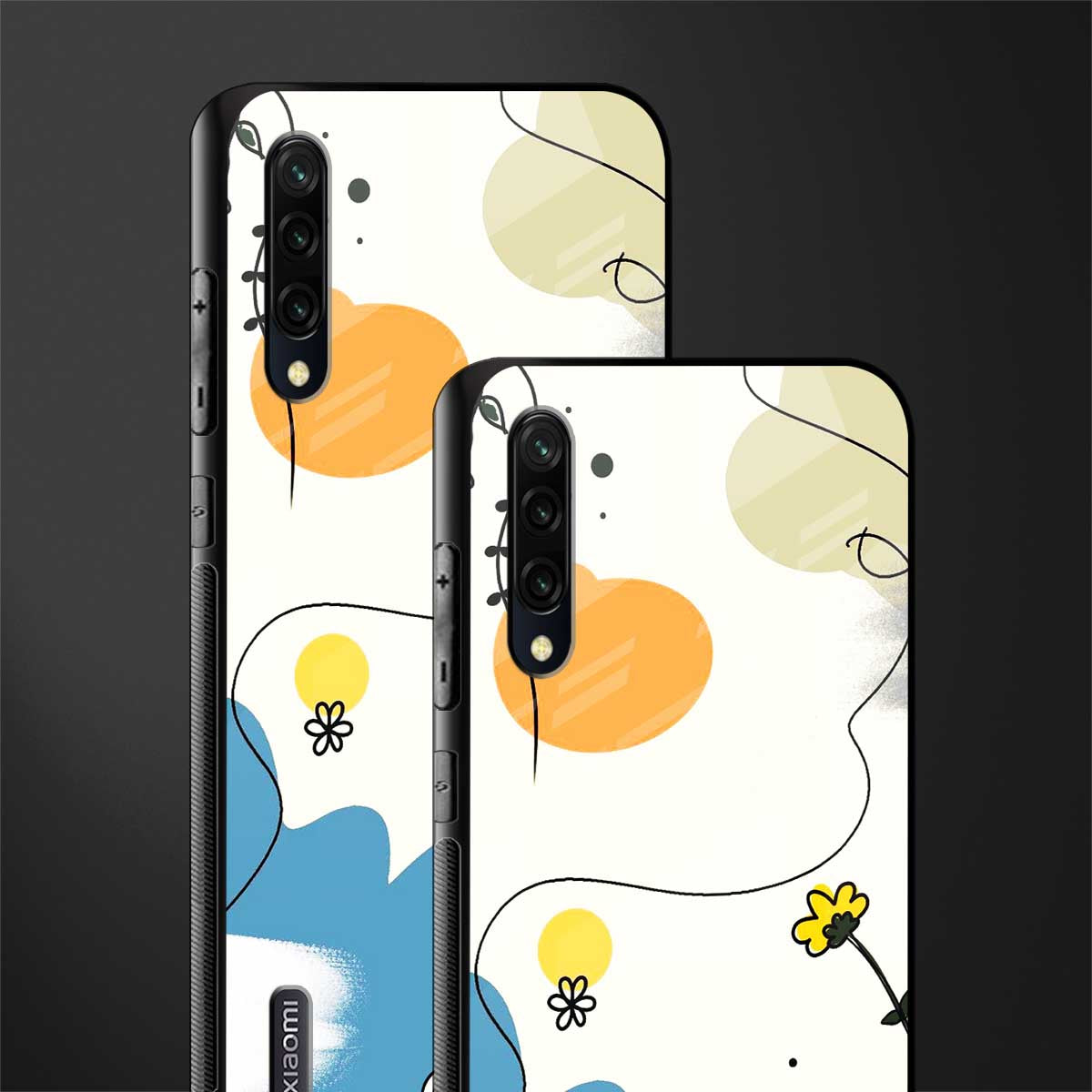 aesthetic pastel forest glass case for mi a3 redmi a3 image-2