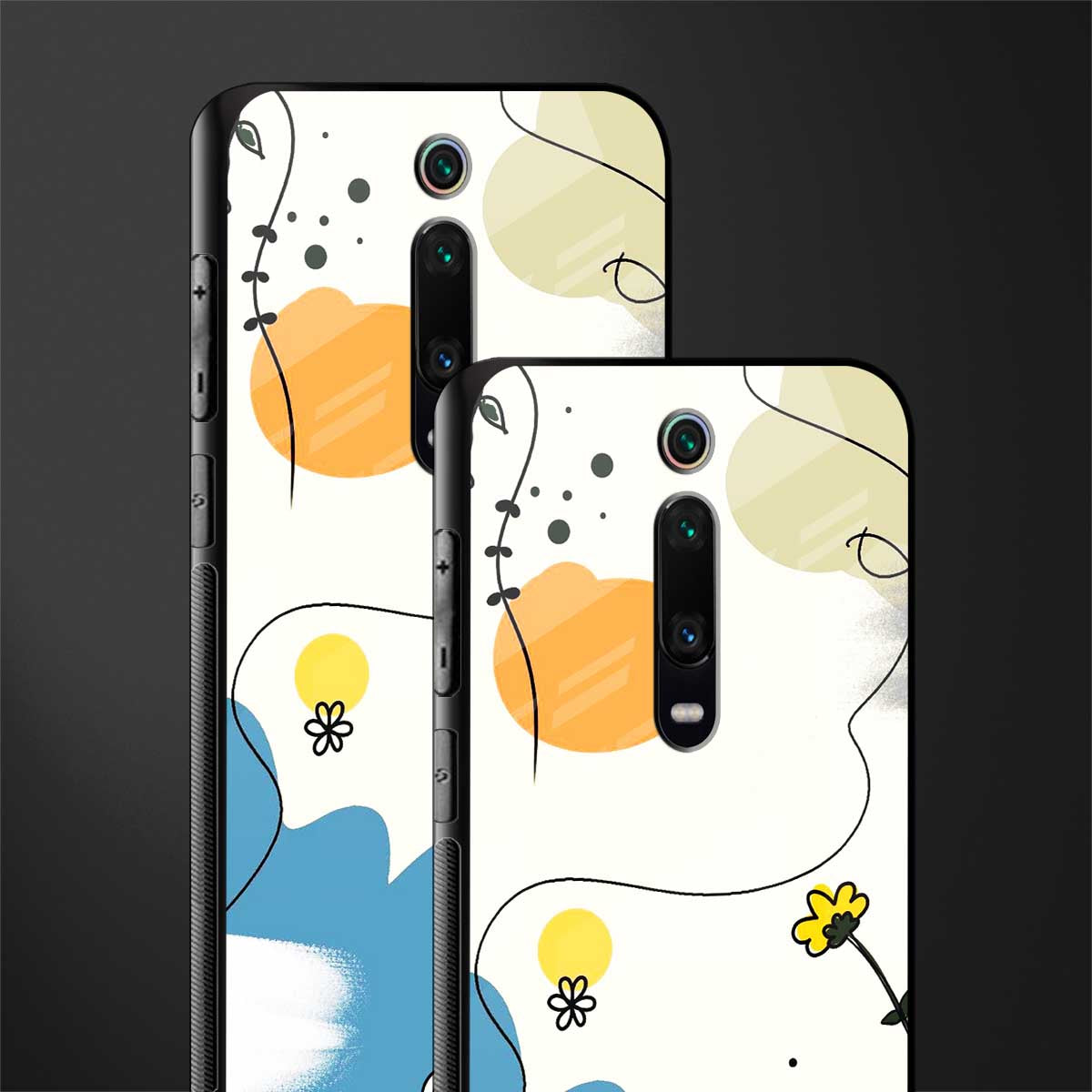 aesthetic pastel forest glass case for redmi k20 image-2