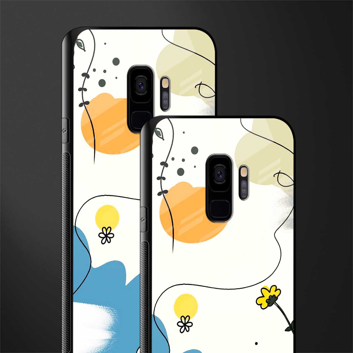 aesthetic pastel forest glass case for samsung galaxy s9 image-2