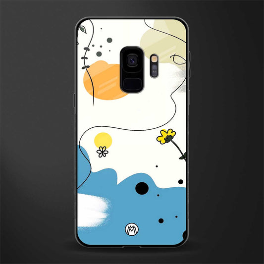 aesthetic pastel forest glass case for samsung galaxy s9 image