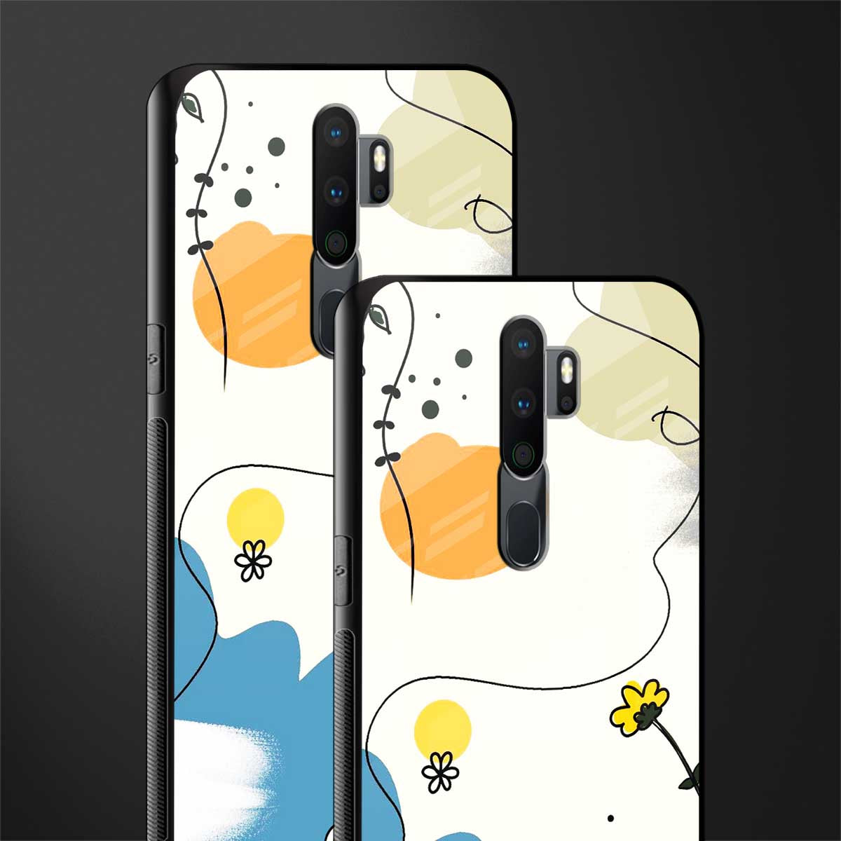 aesthetic pastel forest glass case for oppo a9 2020 image-2