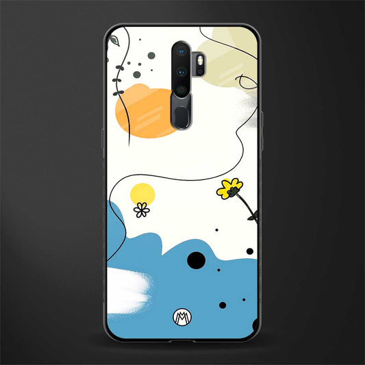 aesthetic pastel forest glass case for oppo a9 2020 image