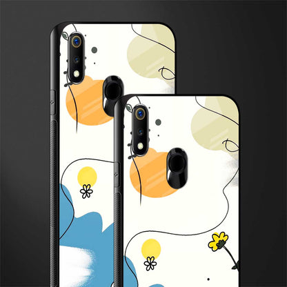 aesthetic pastel forest glass case for realme 3 pro image-2