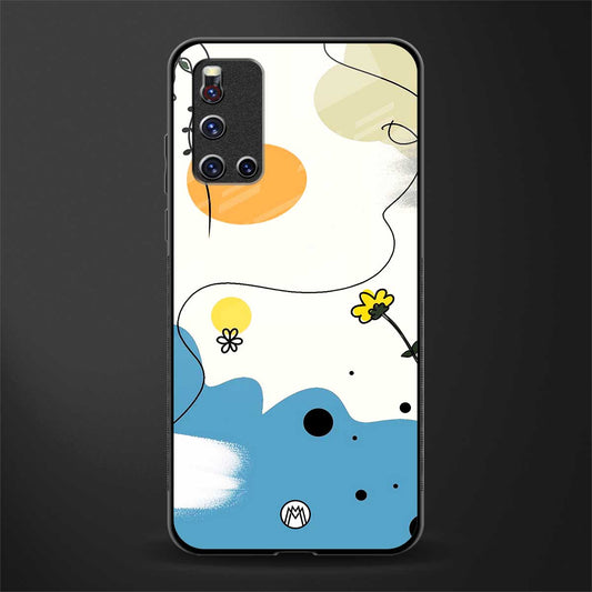 aesthetic pastel forest glass case for vivo v19 image