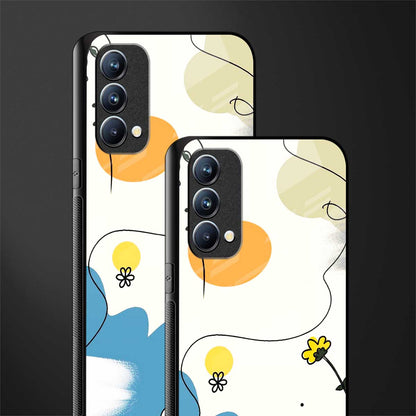 aesthetic pastel forest glass case for oppo f19s image-2