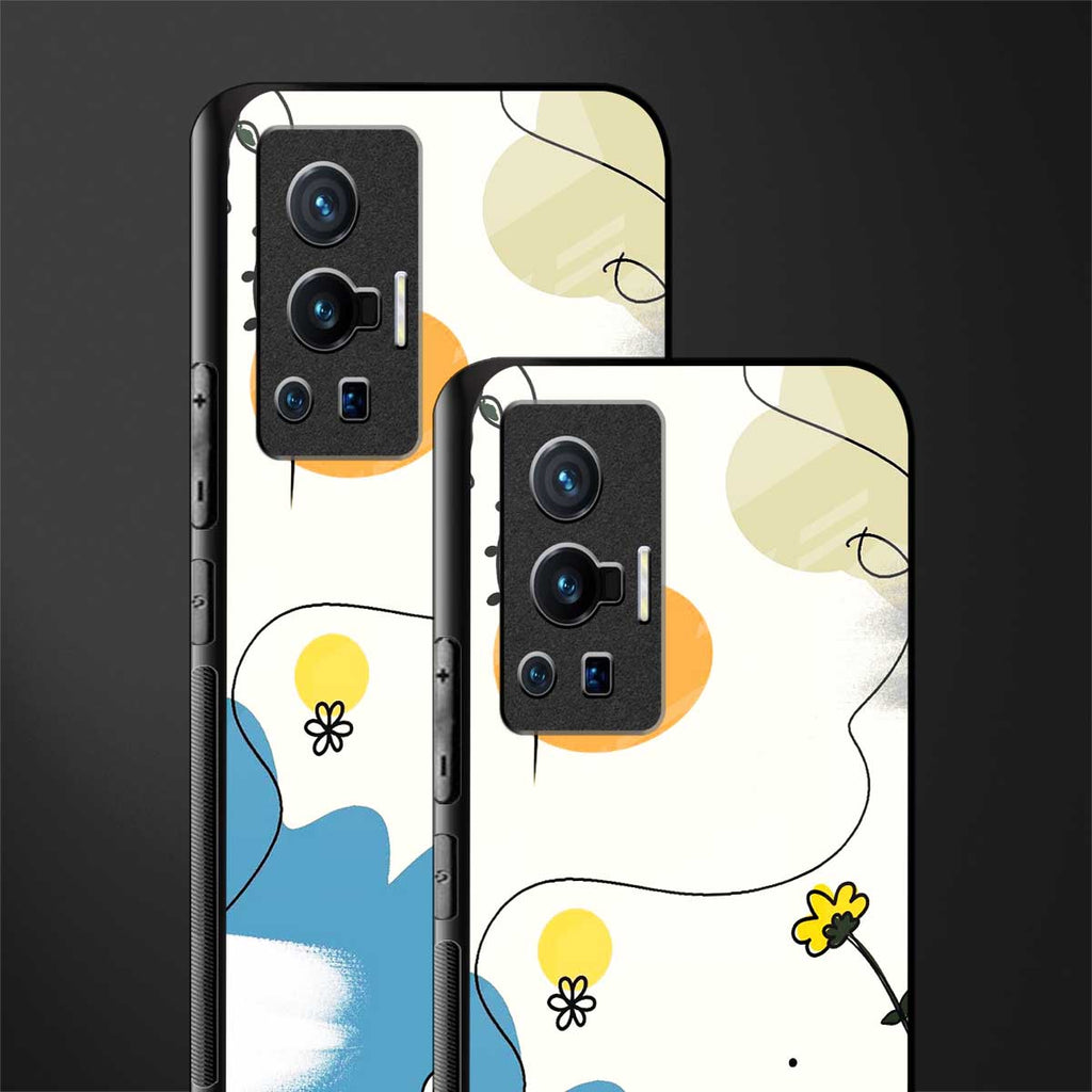 aesthetic pastel forest glass case for vivo x70 pro image-2