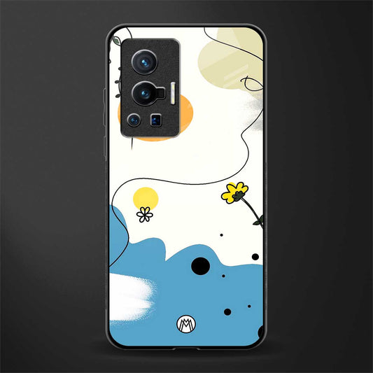 aesthetic pastel forest glass case for vivo x70 pro image
