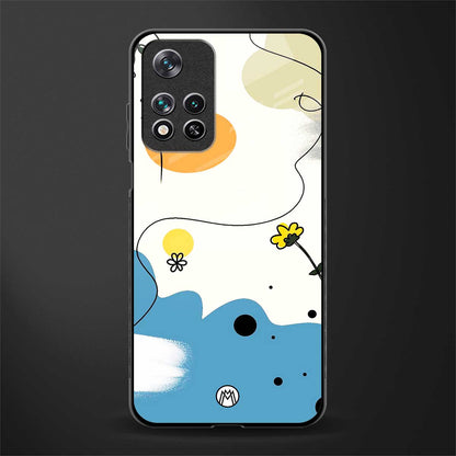aesthetic pastel forest glass case for poco m4 pro 5g image