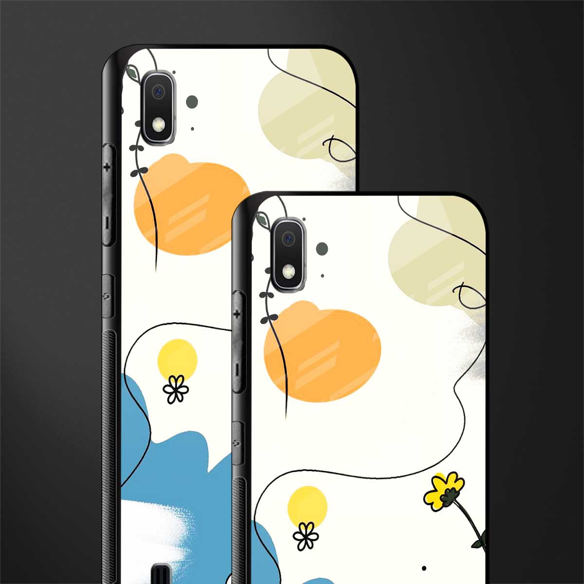 aesthetic pastel forest glass case for samsung galaxy a10 image-2