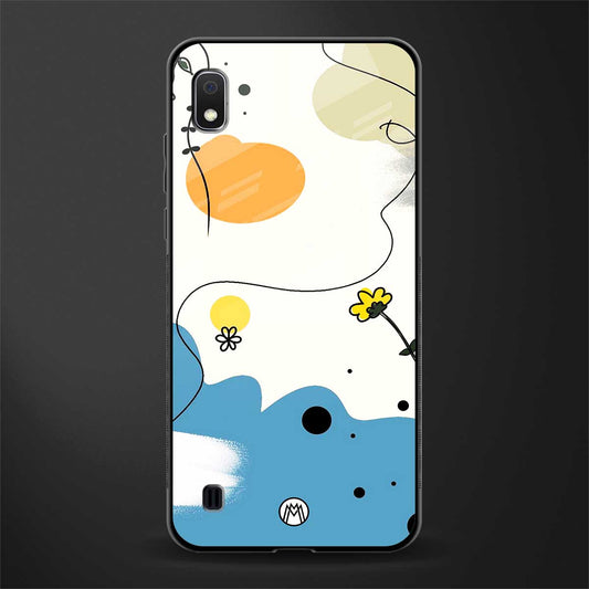 aesthetic pastel forest glass case for samsung galaxy a10 image
