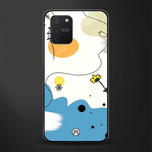 aesthetic pastel forest glass case for samsung galaxy a91 image