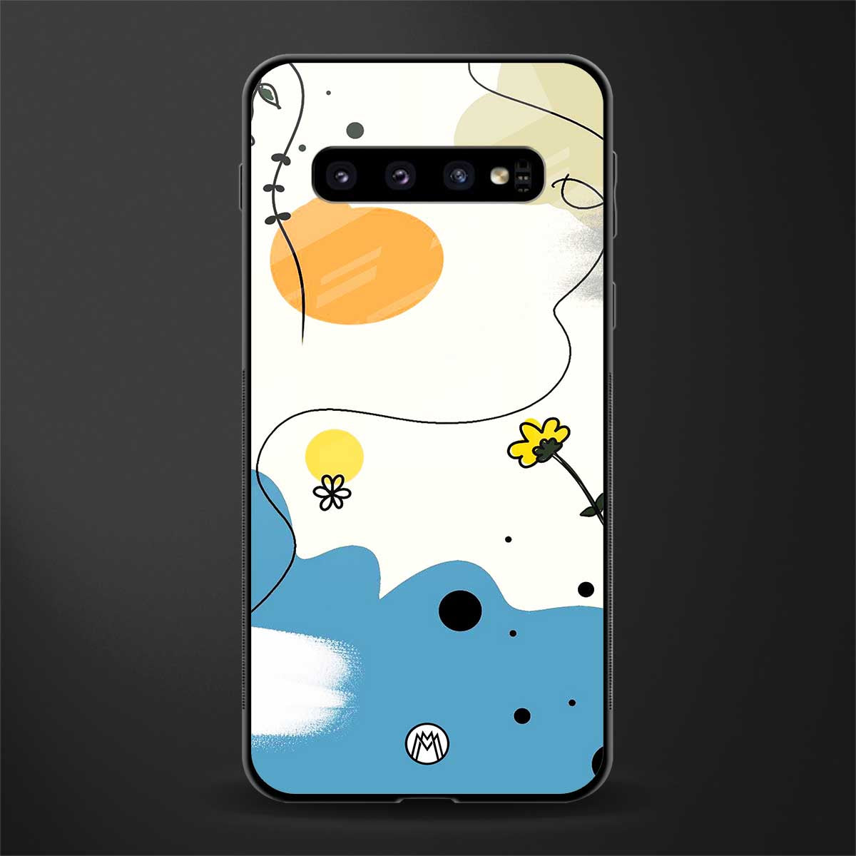 aesthetic pastel forest glass case for samsung galaxy s10 plus image