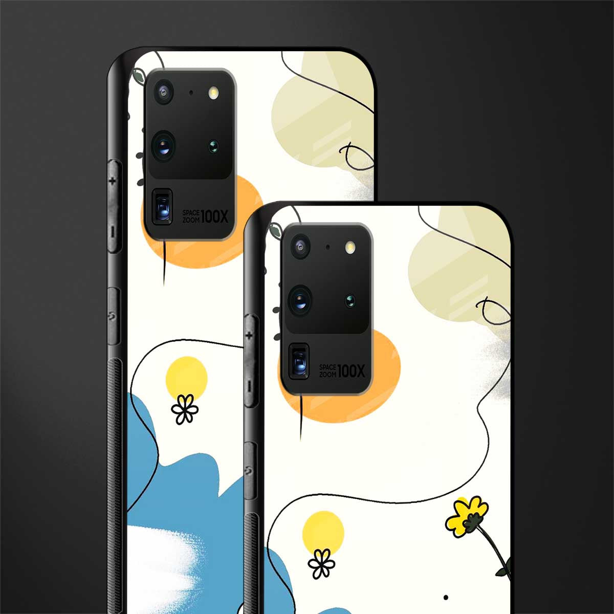aesthetic pastel forest glass case for samsung galaxy s20 ultra image-2