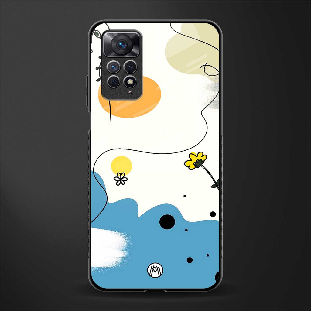 aesthetic pastel forest glass case for redmi note 11s image
