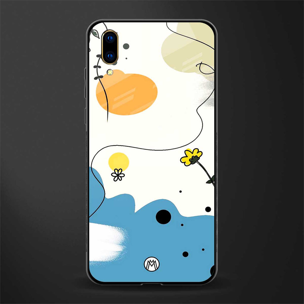 aesthetic pastel forest glass case for vivo v11 pro image