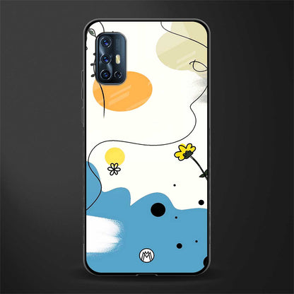 aesthetic pastel forest glass case for vivo v17 image