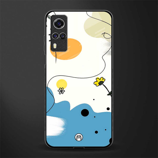aesthetic pastel forest glass case for vivo y51 image