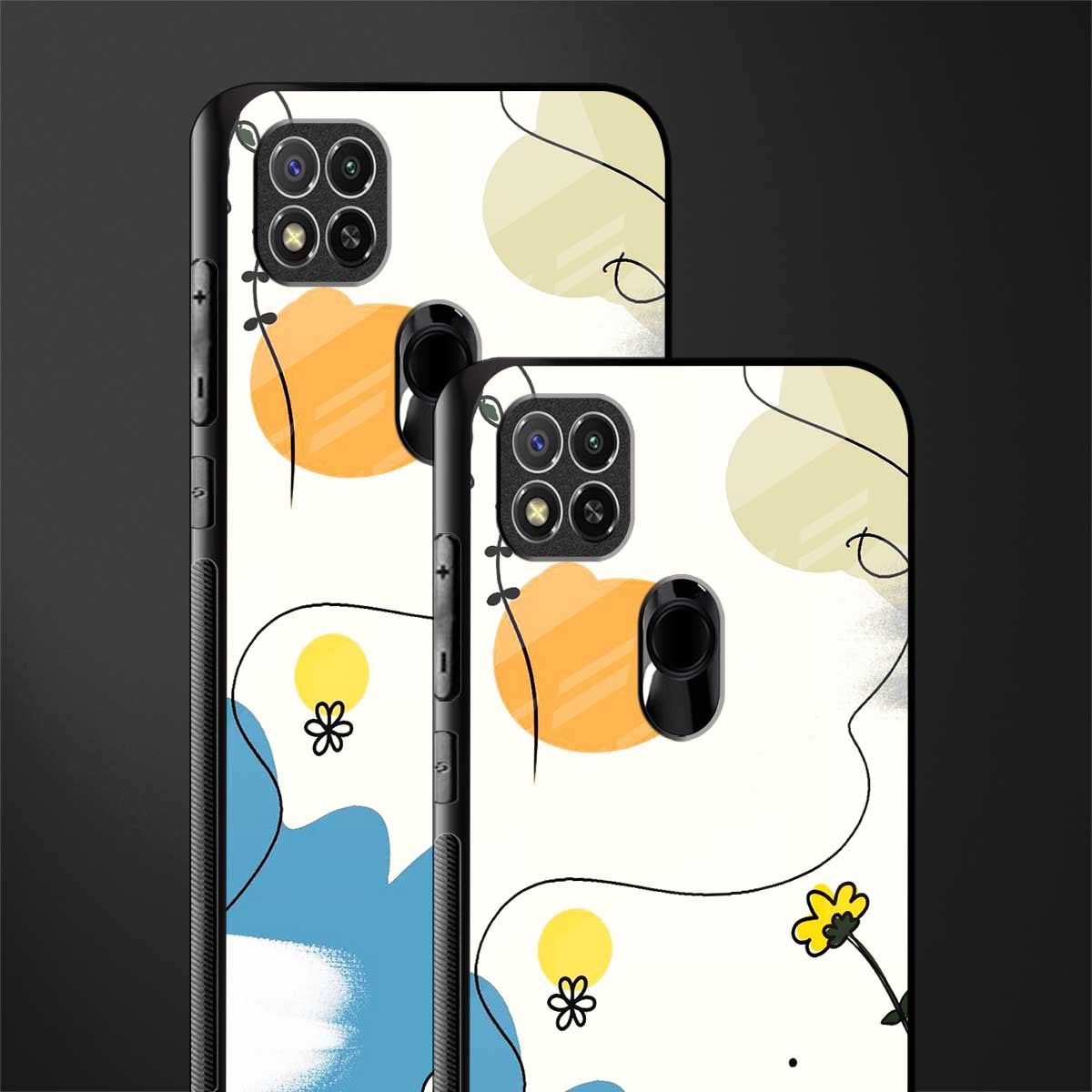 aesthetic pastel forest glass case for redmi 9 image-2