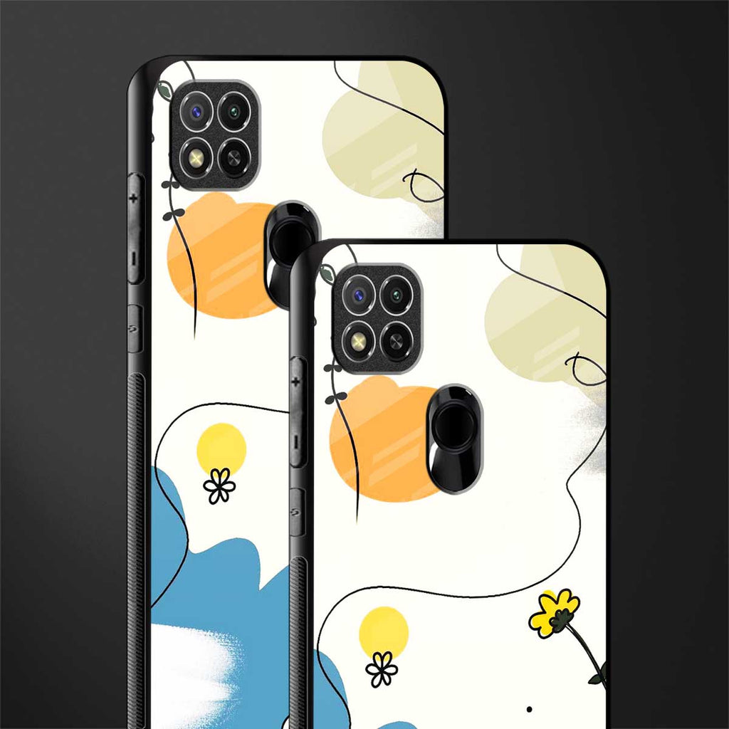 aesthetic pastel forest glass case for redmi 9c image-2