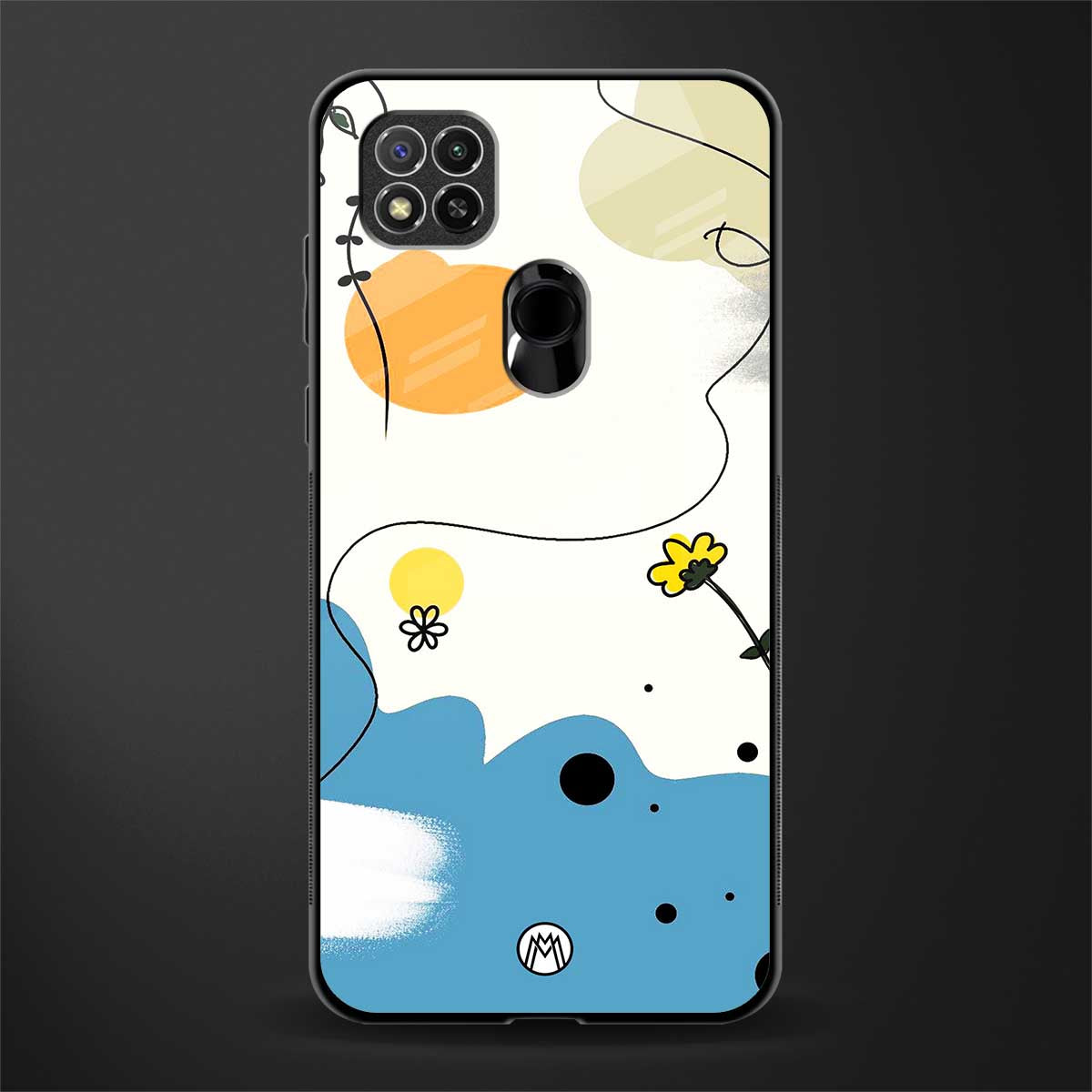 aesthetic pastel forest glass case for poco c31 image