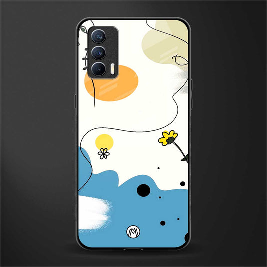 aesthetic pastel forest glass case for realme x7 image