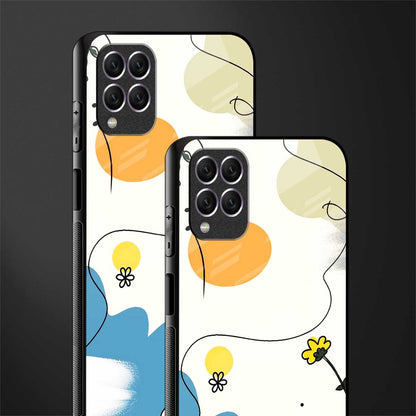 aesthetic pastel forest glass case for samsung galaxy f62 image-2