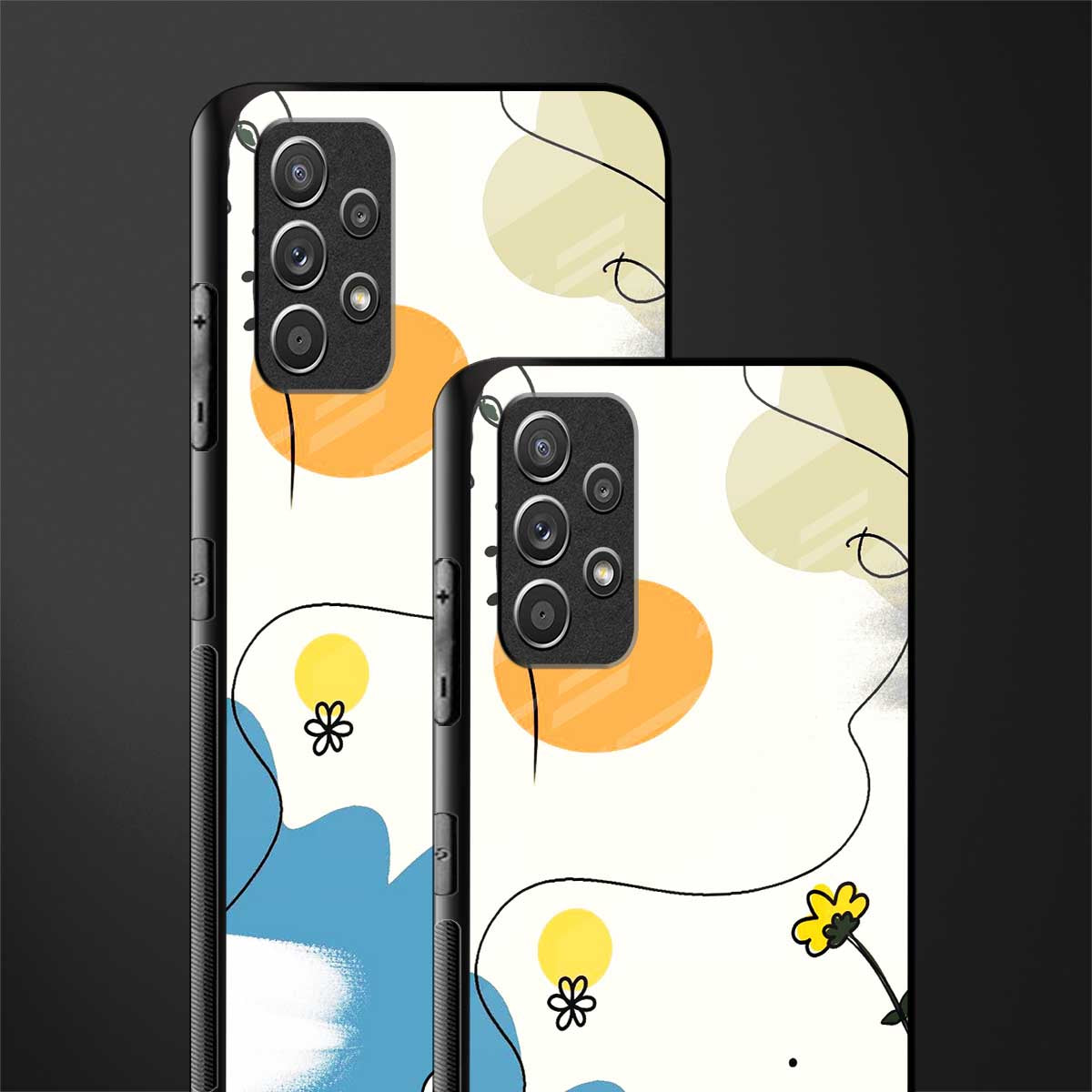 aesthetic pastel forest glass case for samsung galaxy a32 4g image-2