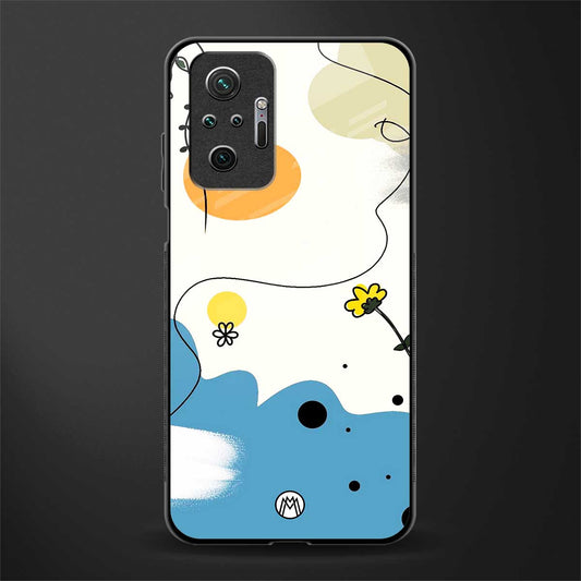 aesthetic pastel forest glass case for redmi note 10 pro image