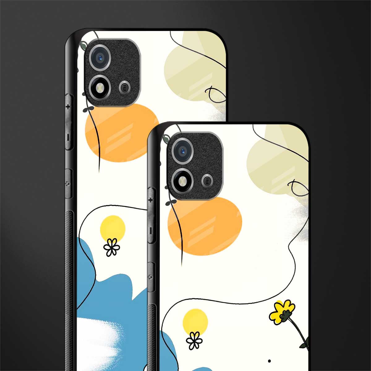 aesthetic pastel forest glass case for realme c20 image-2