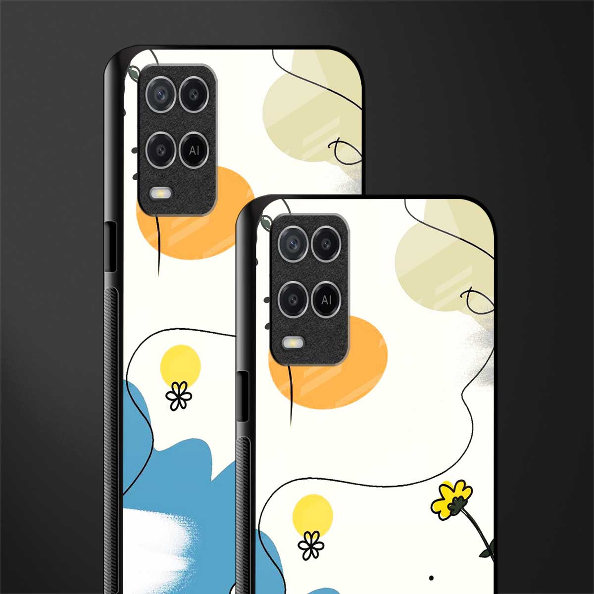 aesthetic pastel forest glass case for oppo a54 image-2