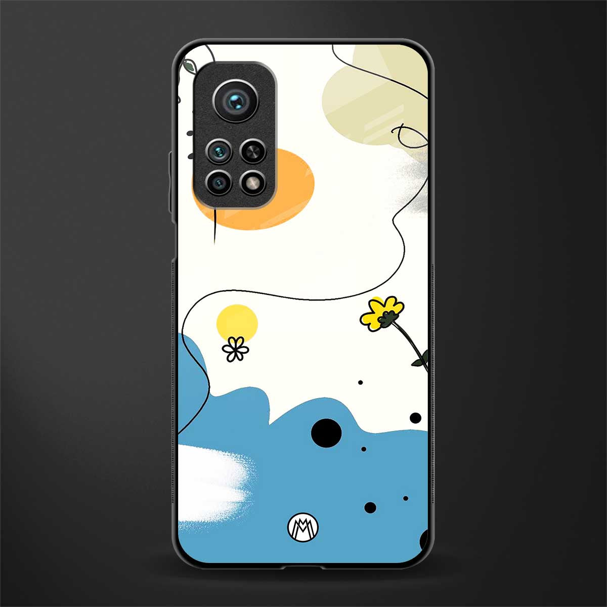 aesthetic pastel forest glass case for mi 10t 5g image