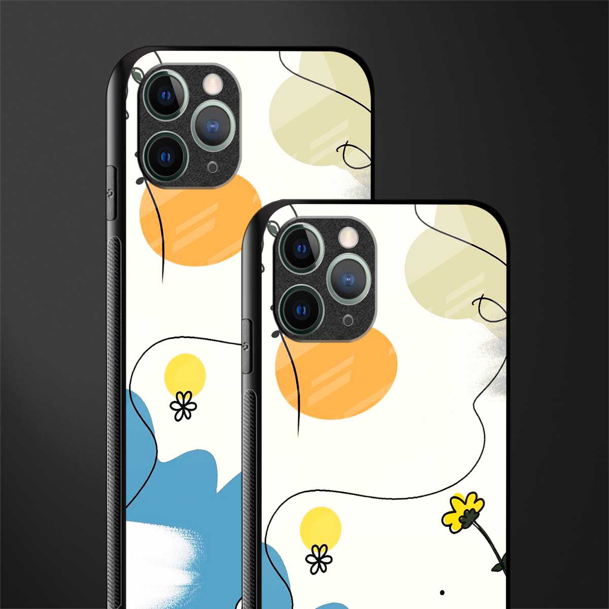 aesthetic pastel forest glass case for iphone 11 pro image-2
