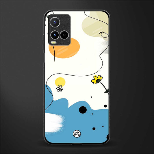 aesthetic pastel forest glass case for vivo y33s vivo y33t image