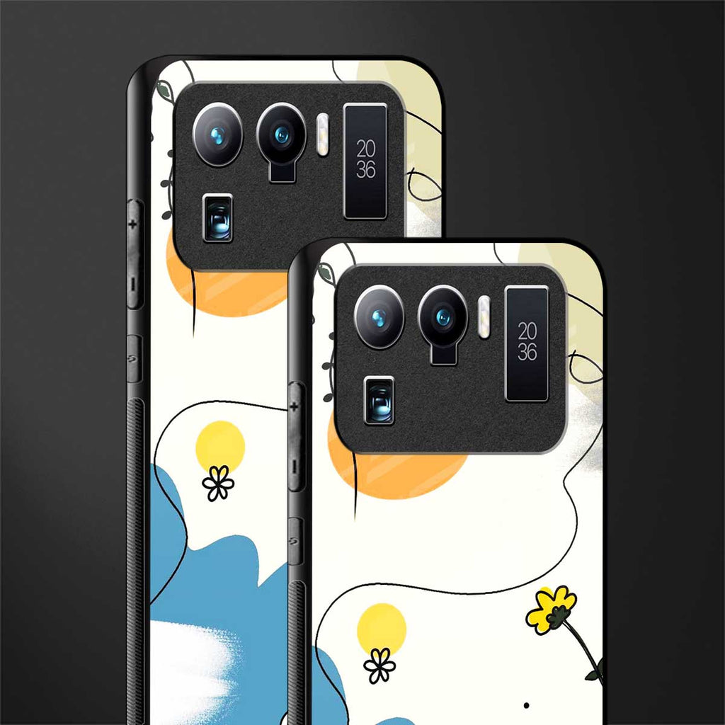 aesthetic pastel forest glass case for mi 11 ultra 5g image-2