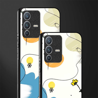aesthetic pastel forest glass case for vivo v23 pro 5g image-2