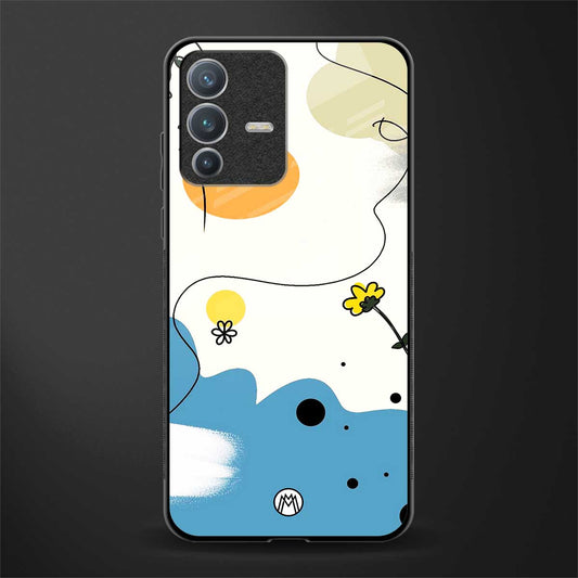 aesthetic pastel forest glass case for vivo v23 pro 5g image
