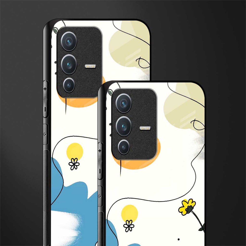 aesthetic pastel forest glass case for vivo v23 5g image-2