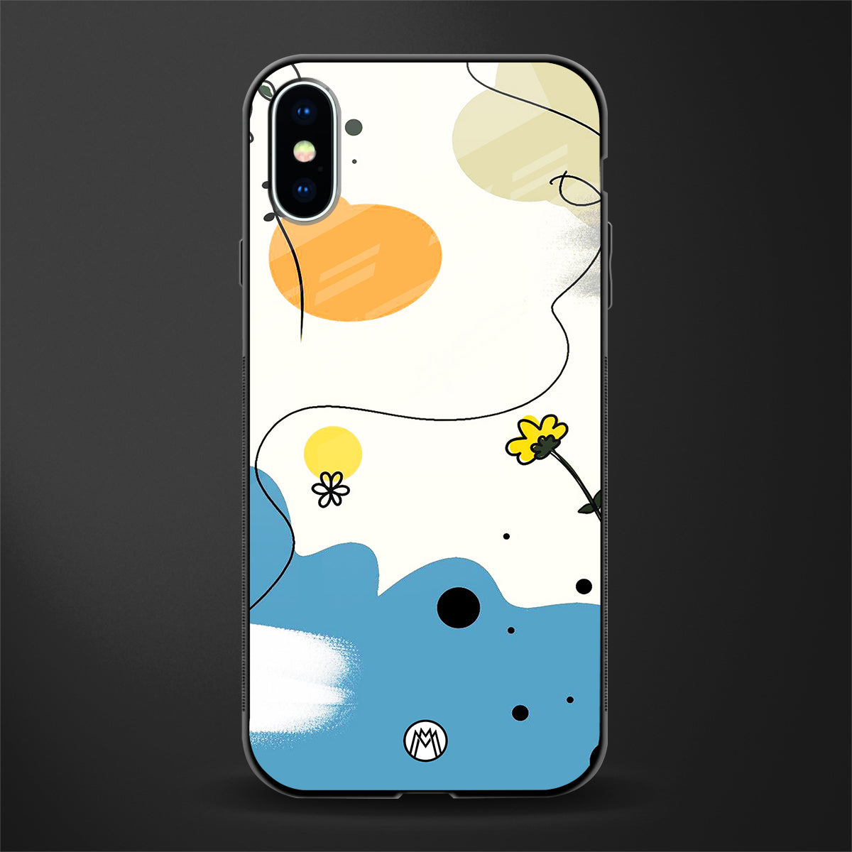 aesthetic pastel forest glass case for iphone x image