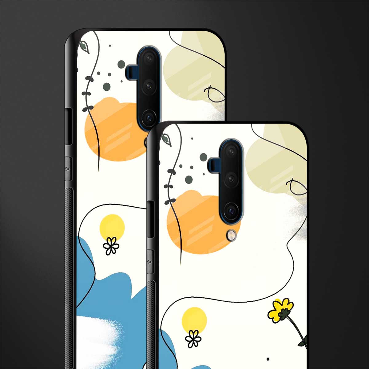 aesthetic pastel forest glass case for oneplus 7t pro image-2