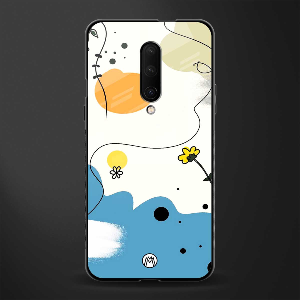 aesthetic pastel forest glass case for oneplus 7 pro image