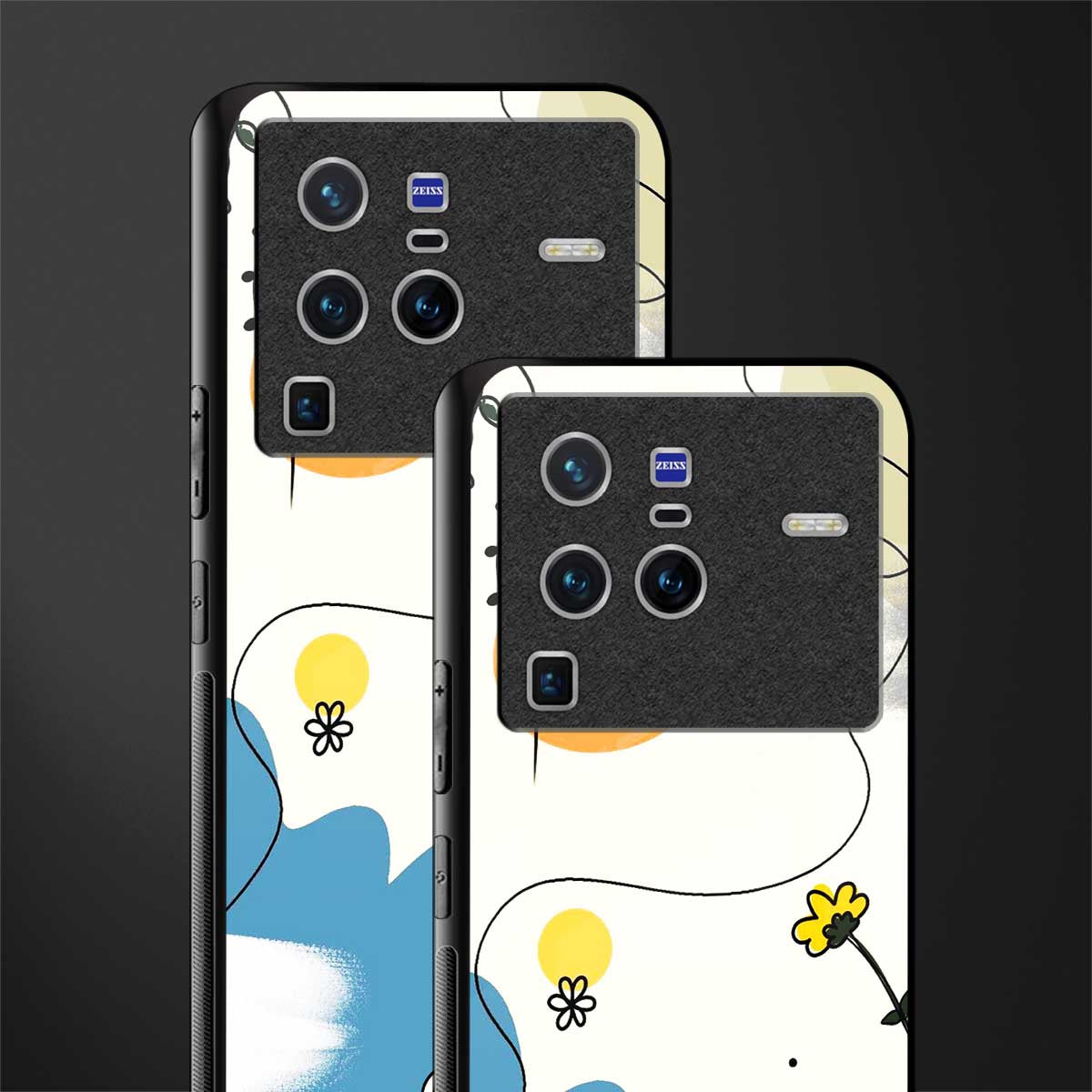 aesthetic pastel forest glass case for vivo x80 pro 5g image-2