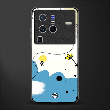 aesthetic pastel forest glass case for vivo x80 pro 5g image