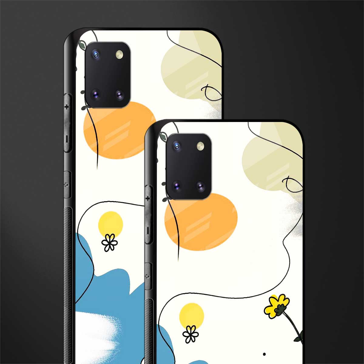 aesthetic pastel forest glass case for samsung a81 image-2