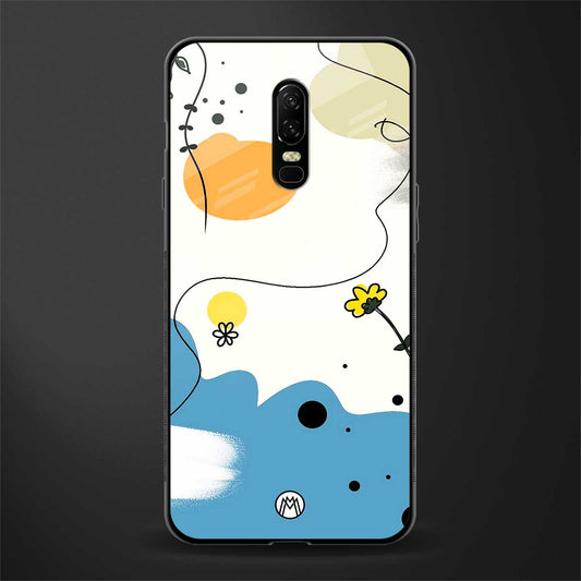 aesthetic pastel forest glass case for oneplus 6 image