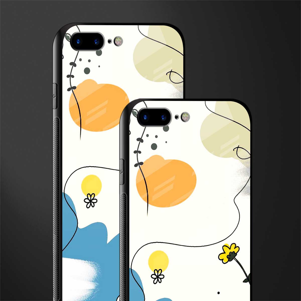 aesthetic pastel forest glass case for iphone 7 plus image-2