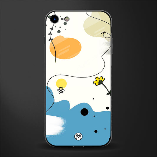 aesthetic pastel forest glass case for iphone 8 image