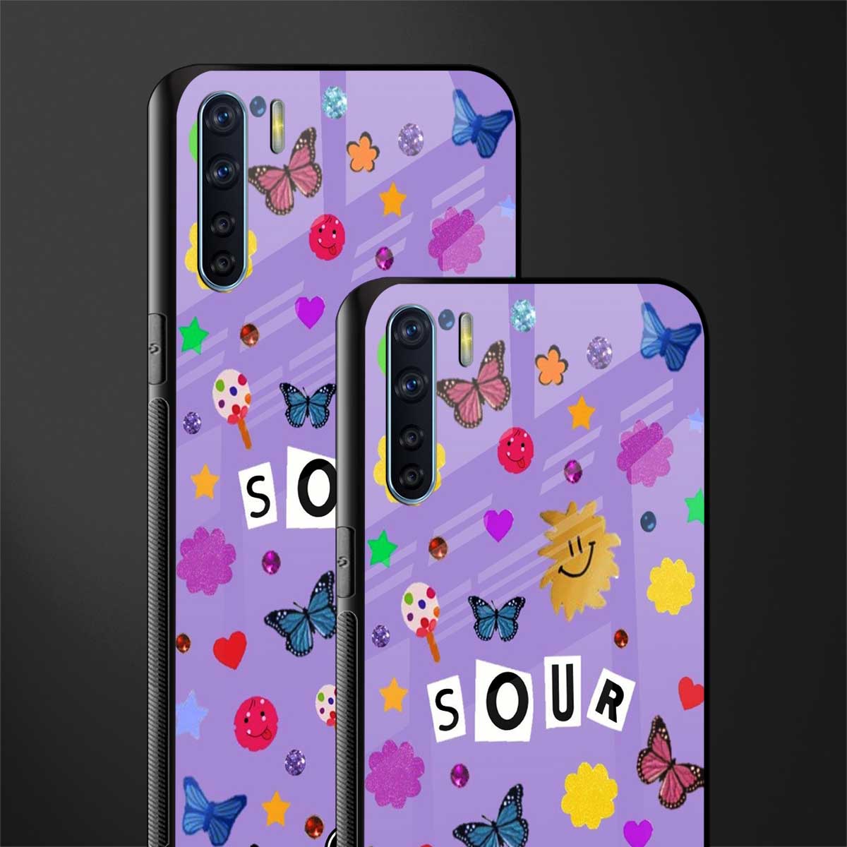 afternoon treat glass case for oppo f15 image-2